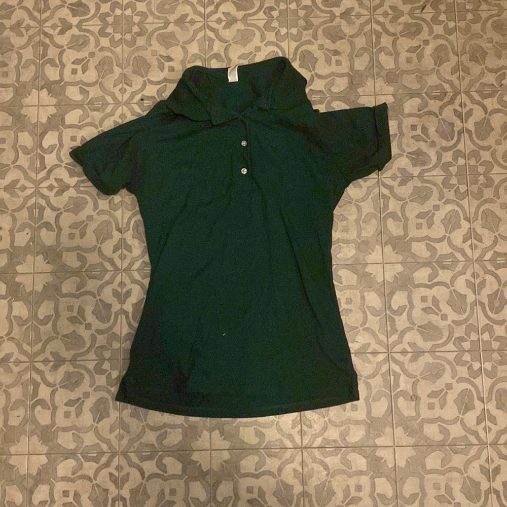 Green collard top